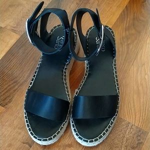 Franco Sarto Leather Sandals